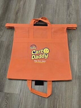 Cart Daddy Orange Tote Bag Width 20" Length 20.5"